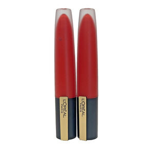 L'Oreal Paris Rouge Signature Matte Lip Stain 454 Red & 422 I Don't ~ Lot of 2